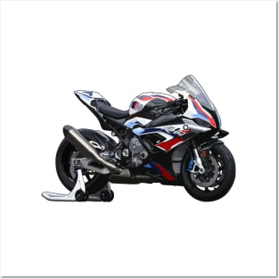 S1000RR Bike Illustration Posters and Art